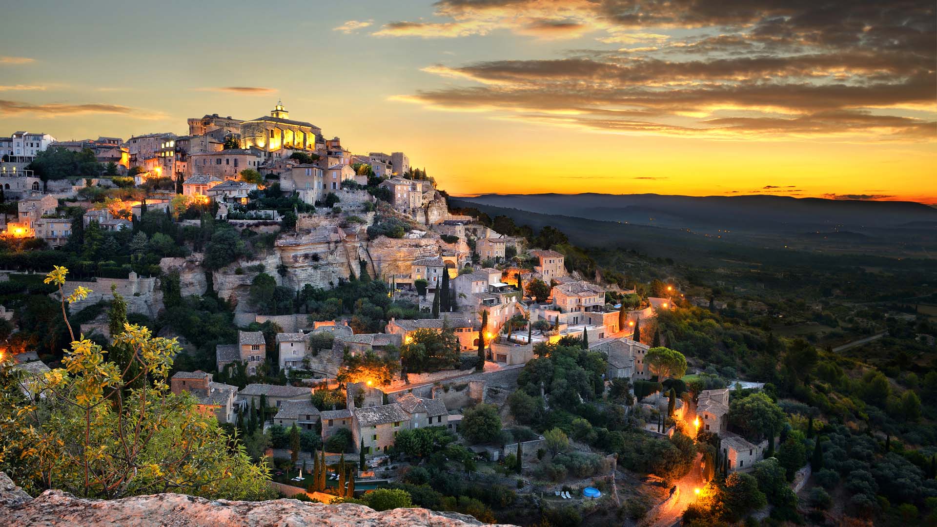 Gordes, one of the most beautiful and most visited french villages