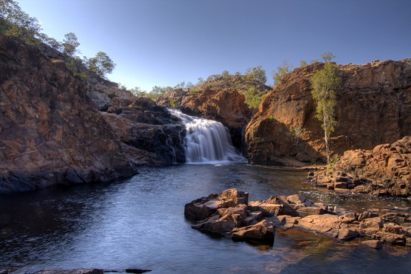 The beautiful Edith Falls in Australia's Nitmiluk National Park.