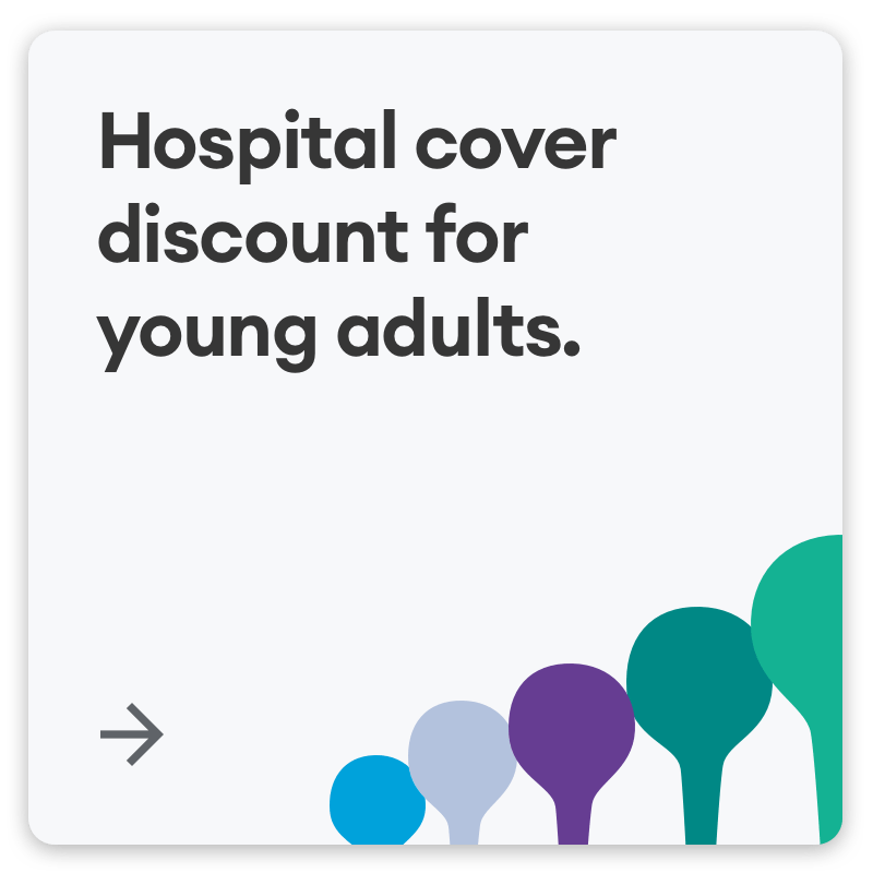 Hospital cover discount for young adults