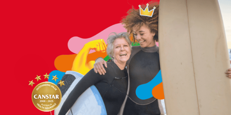 Two women with surfboards