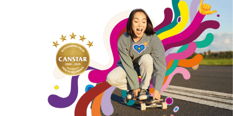 Girl skating on skateboarding