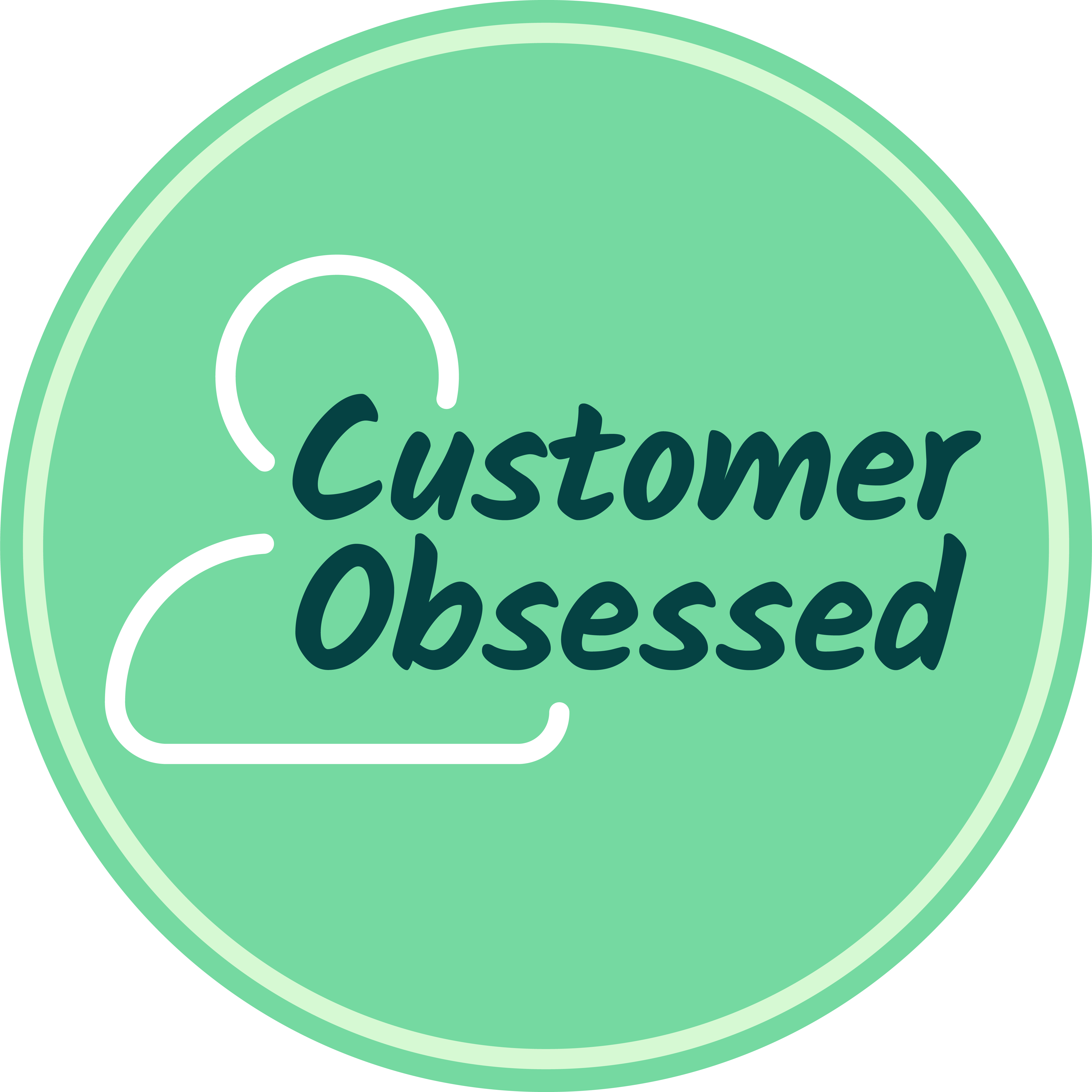 customer obsessed logo