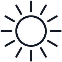 Sun icon