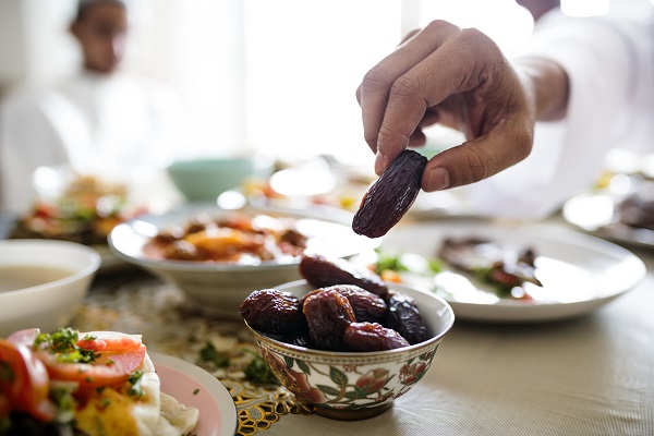 Middle Eastern Suhoor or Iftar meal