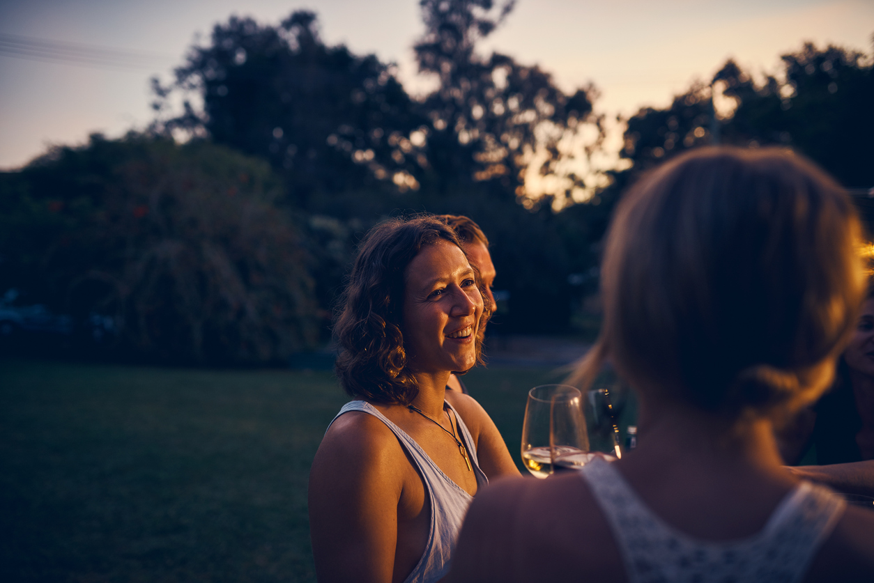 people enjoying drinks outdoors