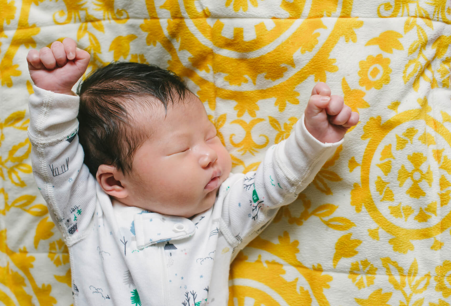 Room-sharing is recommended, with the infant on its own sleep surface