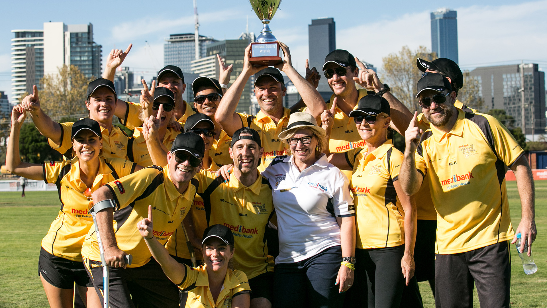 Medibank Celebrity 20/20 Match

The Winning side!