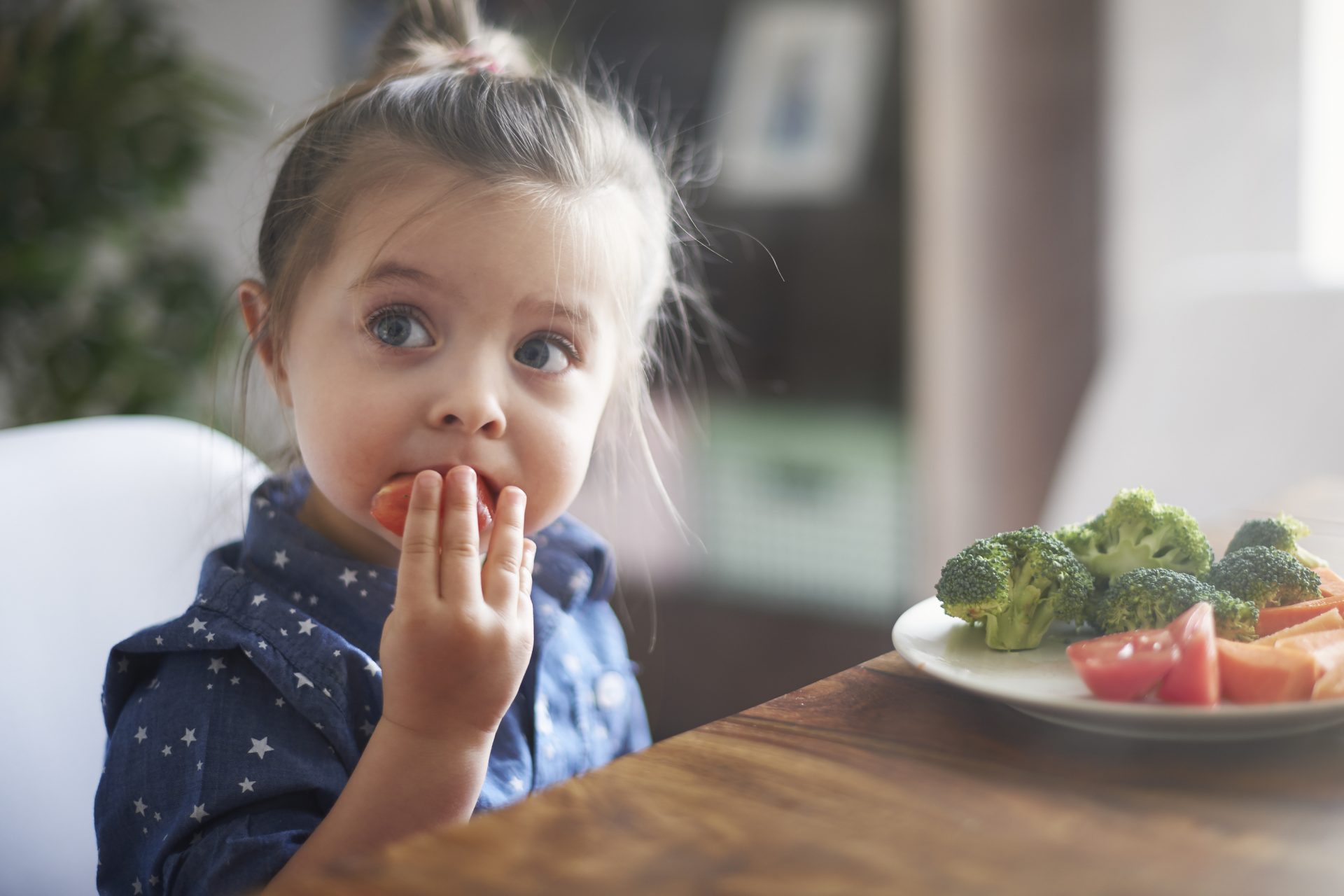 Children begin to mimic their parents’ food choices at a very young age.