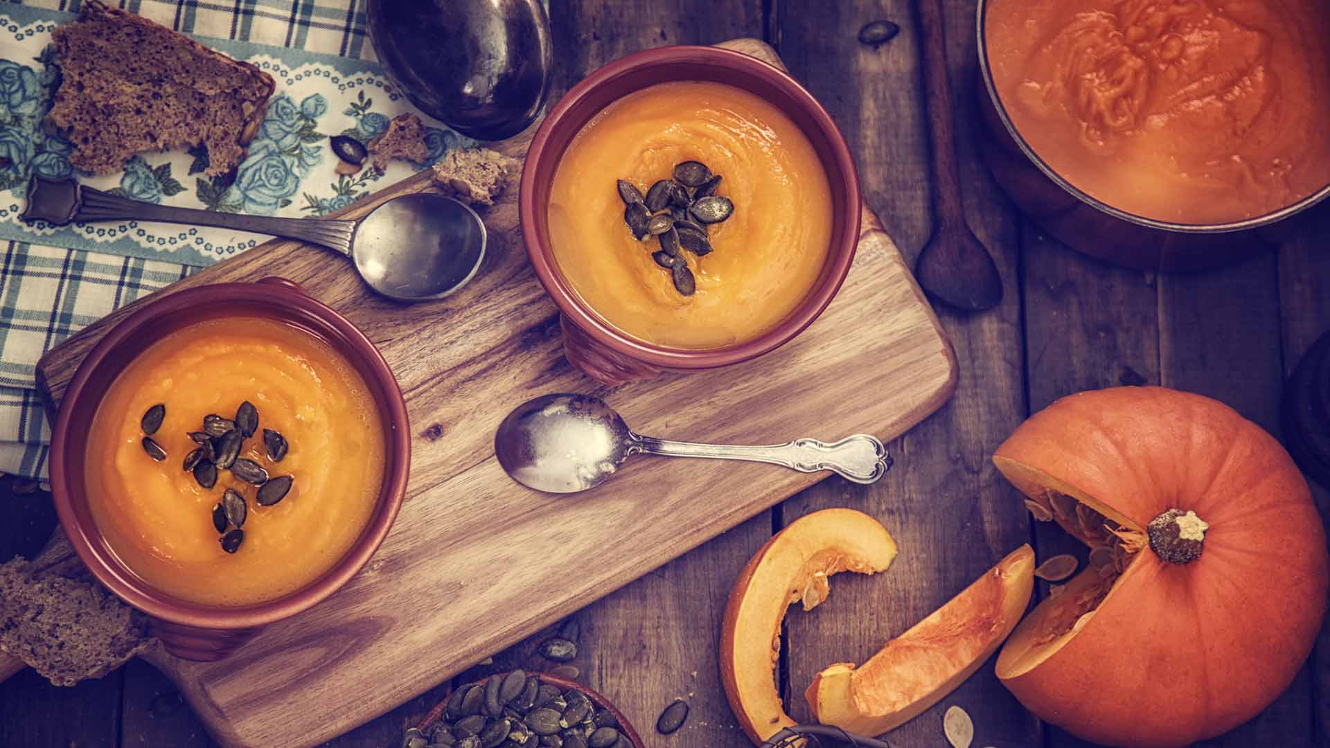 Pumpkin Soup for Autumn Days