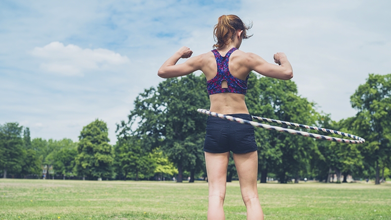 Not just for kids and clowns, hula hooping is a fun and creative way for anyone to exercise.