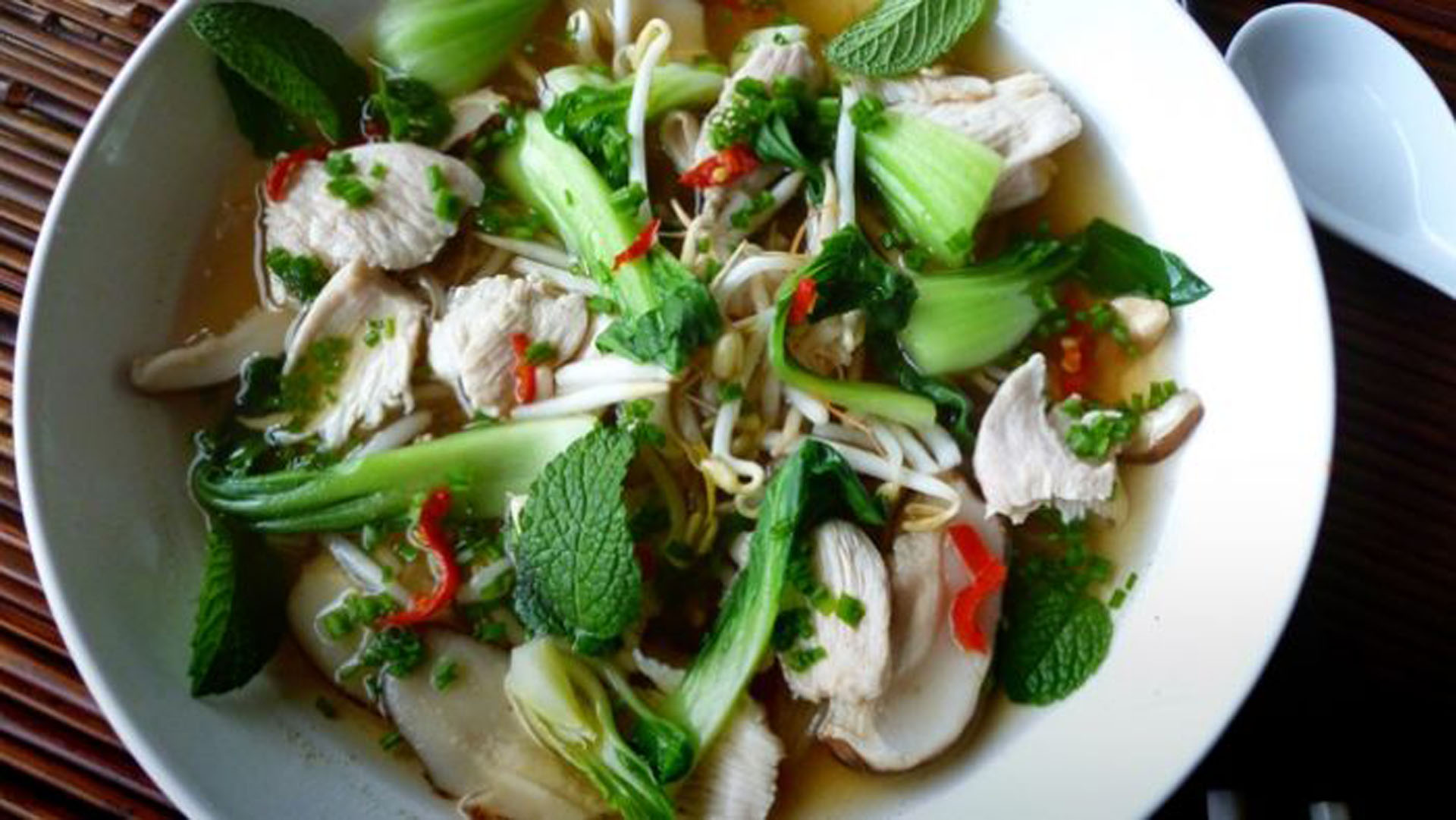 Vietnamese pho soup