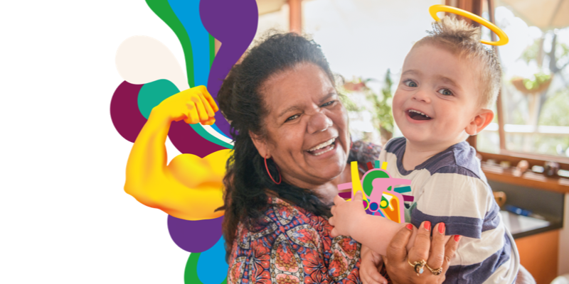 woman and child