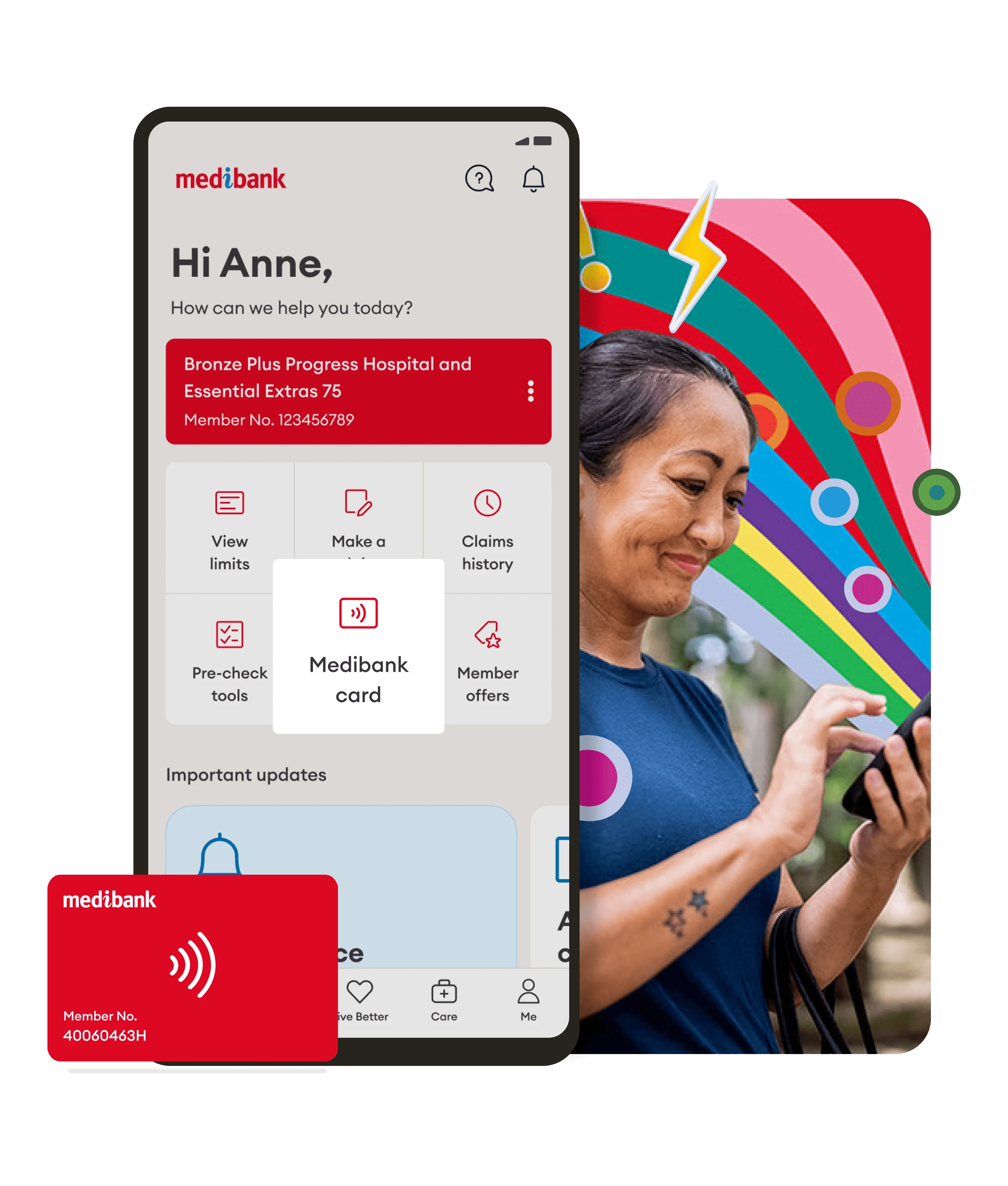 Medibank digital card
