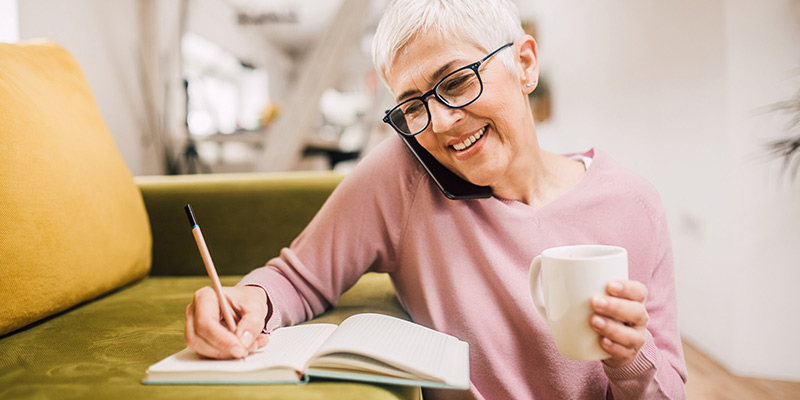 A woman researching her health insurance to understand what is hospital cover