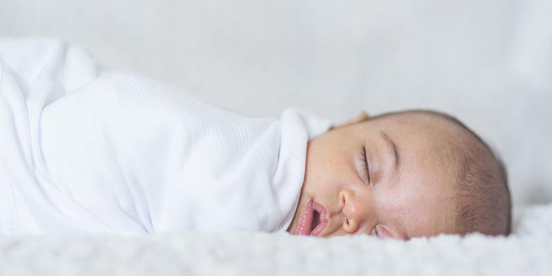 A sleeping baby A sleeping baby