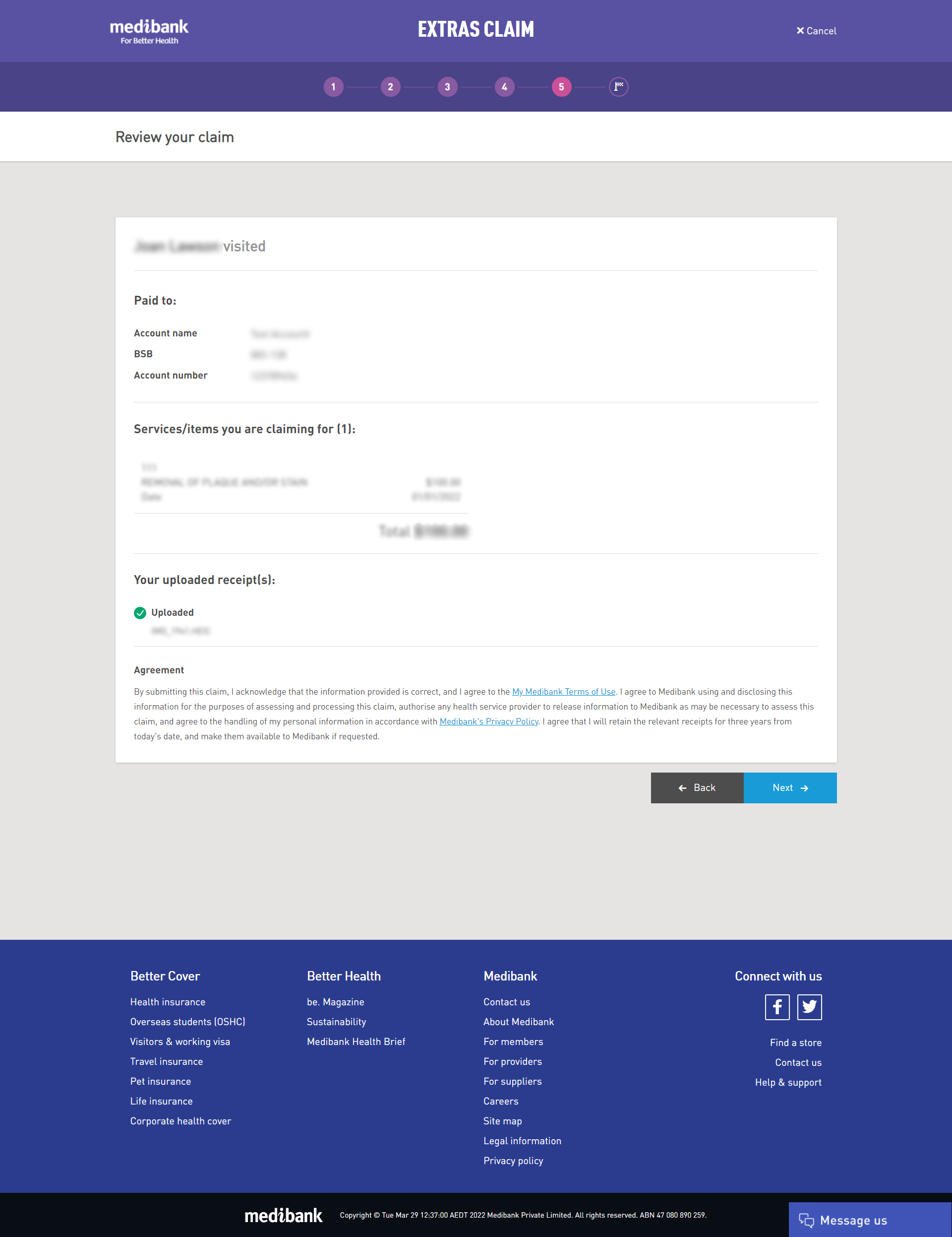 medibank travel insurance claim progress