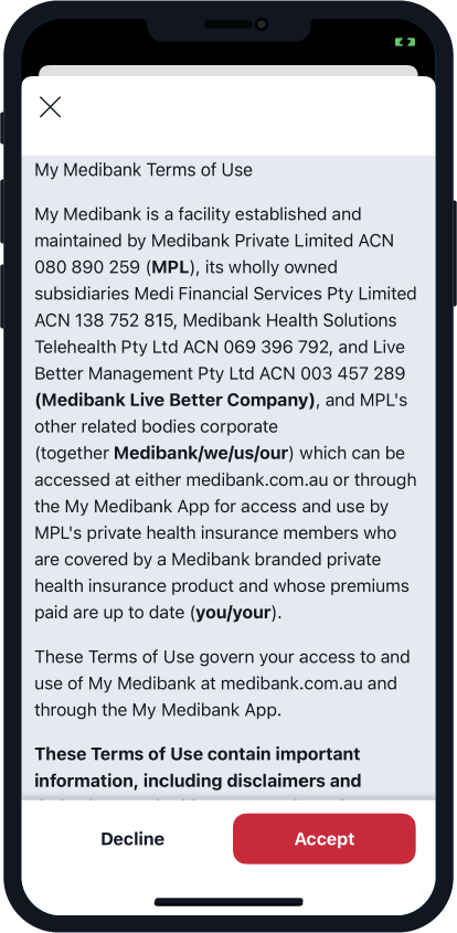 My Medibank Terms of Use