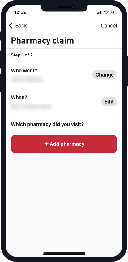 Making a Pharmacy claim in My Medibank