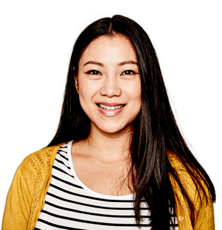 Young girl smiling