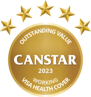 CANSTAR 2023 WORKING VISA HEALTH COVER