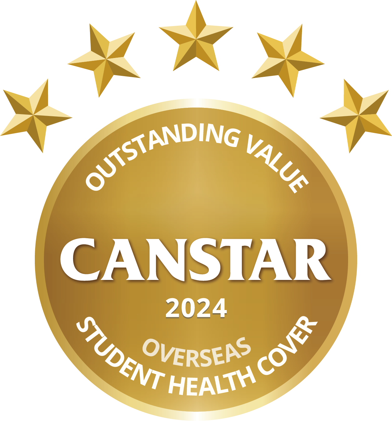 Canstar award for outstanding value for overseas student health cover 2022