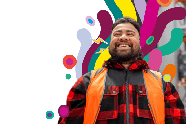 Happy make worker