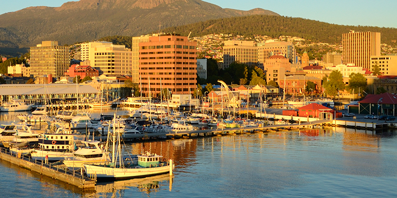 Tasmania waterfront image
