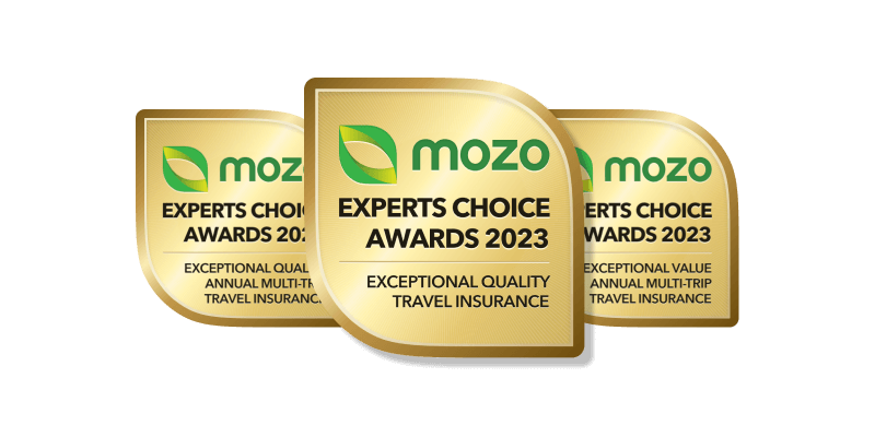 We're proud winners of Mozo's Experts Choice awards in 2022 and 2023.