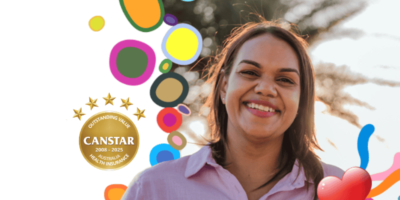 Woman smiling with Canstar logo