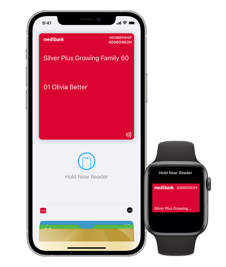 Medibank Card on iPhone
